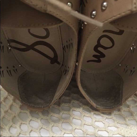 Sam Edelman Nude Lace Up Studded Oxford - Picture 11 of 11